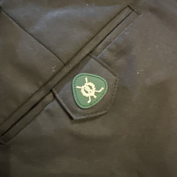 Brooks Brothers St Andrews Links Golf Shorts W34 Black 9”Inseam Tee/Glove Pocket - Picture 4 of 4